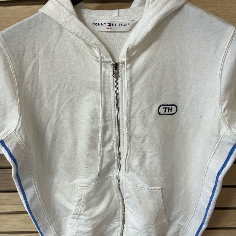 TOMMY HILFIGER Short Sleeve Hoodie Size L